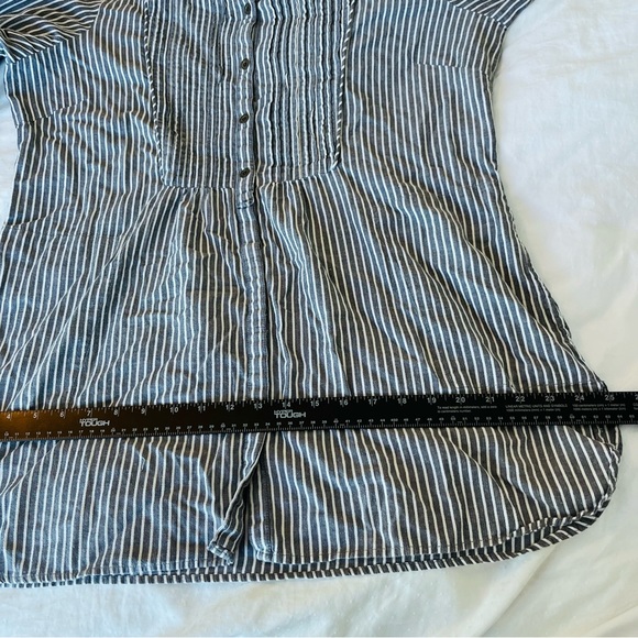 Ruff Hewn Blue and White Striped Shirt - Picture 10 of 12